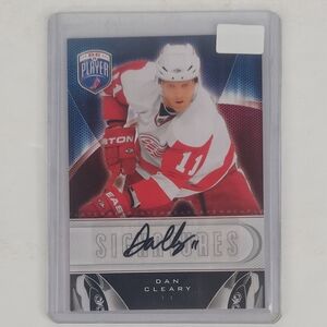 Dan Cleary BAP Be A Player Signatures 2nd Year Card 2009/10 Detroit Red Wings